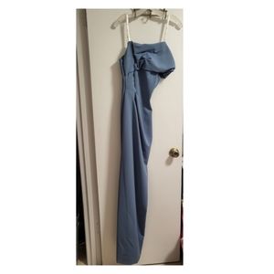 Long ruched dress